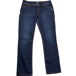 Silver Jeans Mens 32W 32L Blue Suki Straight High Super Stretch Western Glove